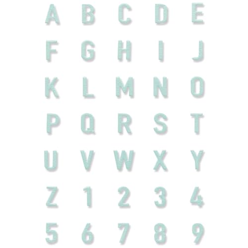 Matrice Sizzix Thinlits Die Eileen Hull Alphanumeric pour découpe alphabet - 4