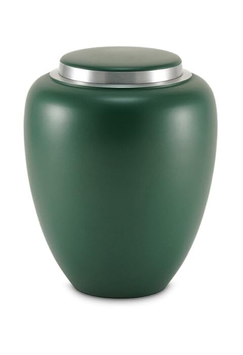 Urne pour cendres en laiton Emerald pour la table de recueillement du salon