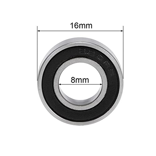 Roulements à billes 686-2RS en acier haute résistance structure ABEC1