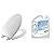 Bemis 1500EC 390 Lift-Off Wood Elongated Toilet Seat, 1 Pack, Cotton White & Wet & Forget Shower Cleaner Weekly Application Requires No Scrubbing, Bleach-Free Formula