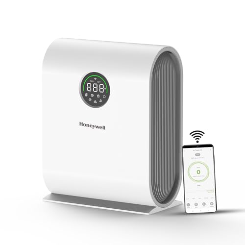 Honeywell New Launch Air Purifier for Home, 4-stage filtration, Covers 589 sq.ft,H13 HEPA Filter, WiFi App&Voice Control, Filter Life Upto 9000 Hrs, Removes 99.99%PM2.5, AQI LED Display - Air Touch V5 (B0DF7B9H74) Amazon Price History, Amazon Price Tracker