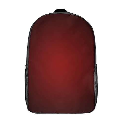 Mochila casual unisex de 17 pulgadas con estampado escolar moderno