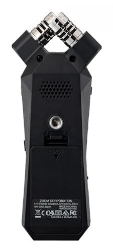 Zoom H1essential Stereo Handy Recorder with 32-Bit Float, Accessibility, X/Y Microphones, Record to SD Card, USB Microphone, Portable, for Musicians, Podcasters, Filmmakers, & Content Creators