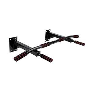 Gallant Pull Up Bar Wall Mounted – Chin Up Fitness Station With Foam Padded Hand Grips For Extra Comfort – Home Gym Equipment Training Exercise Bars -Full Strength workout