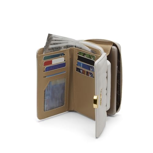 Image of Lavie Luxe Women's Lucie Emboss Medium Trifold Wallet | Gift for Women