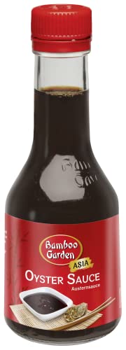 Bamboo Garden - Oyster Sauce | Süß-salzige Würzsauce zum Abschmecken Nachwürzen oder Marinieren | 200 ml in der Glasflasche