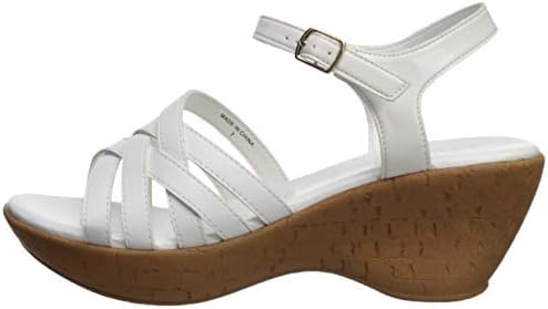 Athena Alexander Women's CASTLEWALK Wedge Sandal, White, 10 M US | Image 7