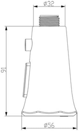 Kitchen Sink Faucet Head 3-Function Pull-out Spray Head for Bathroom Kitchen Faucet Replacement Part G1/2 Connections, Polished Chrome (1)