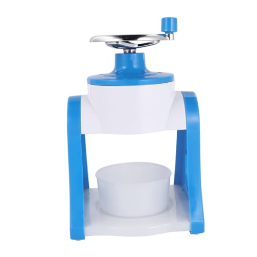BRIGHTFUFU Shaver Ice Crushing Machine Manual Ice Crusher for Home Easy to Clean Pp Material
