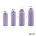 Ello Cooper 22oz Stainless Steel Water Bottle with Straw and Carry Handle, Double Walled and Vacuum Insulated Metal, Leak Proof Locking Lid with Soft Silicone Spout, Reusable, BPA Free, Lilac