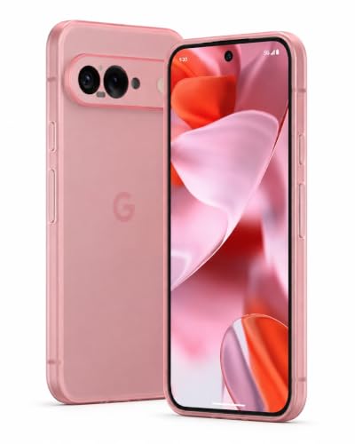 Image of FIRST MART Back Cover for Google Pixel 9 | Ultra-Thin Frosted Matte Semi-Transparent Silicone Case, Anti-Slip Grip, Precise Fit | Pink
