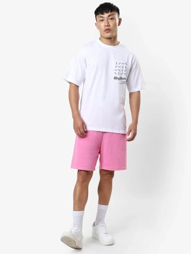 Image of Bewakoof Men's Cotton Printed Oversized Fit Half Sleeve Round Neck T-Shirt | Casual Wear | Street Wear | Oversized t Shirt for Men Cotton | Baggy