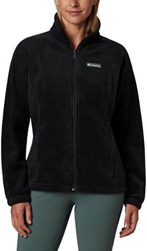 Columbia Women's Benton Springs Full Zip, Black, Medium