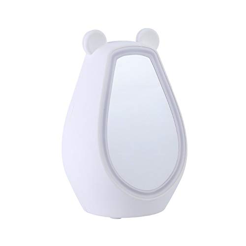 Preisvergleich Produktbild Kreative Led Schminkspiegel Wecker Multifunktions Kosmetikspiegel Platz Desktop Spiegel Bluetooth Lautsprecher USB Einsteckspiegel