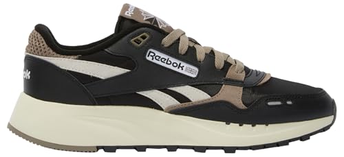 Reebok Zapatillas Unisex Classic Leather 2400, Washed Black Gritty Grey Vintage Chalk, 43 EU