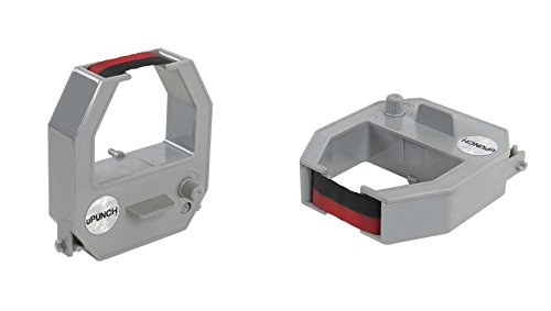 Cintas de tinta uPunch para reloj calculador HN4000, pack de 2 miniatura 1