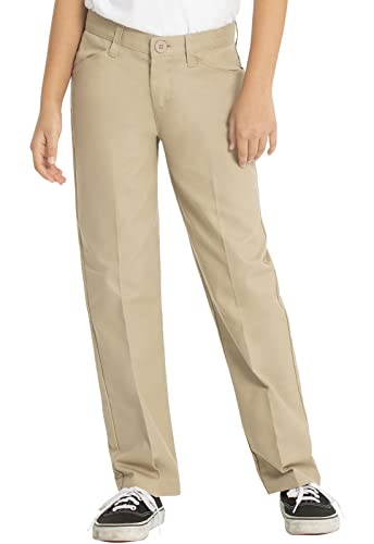 Classroom School Uniforms 61073-RKAK-14H Girls' Big Plus Size Low Rise Pant thumb #3