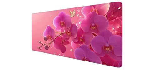 Tapis souris XXL étanche avec bords cousus pour une glisse fluide et précise