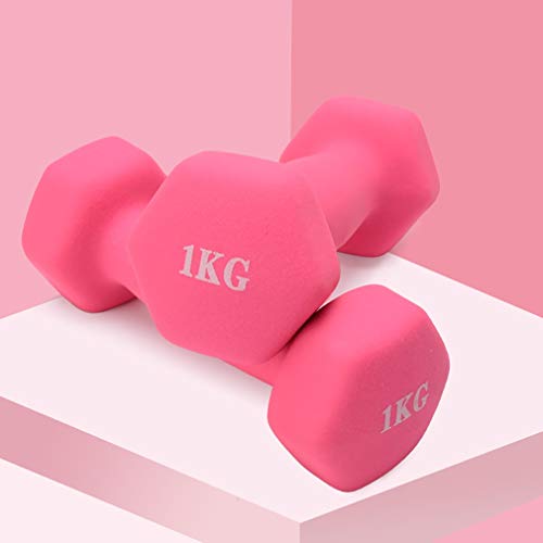 Dumbbell zware gewichten Barbell Matal handvatten for uw krachttraining Home Gym Exercise Equipmen (Color : Pink… - Afbeelding 4