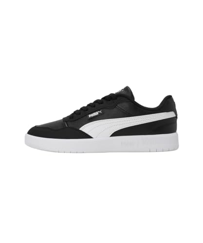 Image of Puma Herren Court Ultra Lite Sneaker, Puma Black Puma White Puma Silver, 46 EU