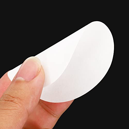 Image of PATIKIL 100Pcs 7cm Qualitative Filter Paper Circles, Fast Speed Round Laboratory Filter Paper Chemical Industrial Oil Testing Funnel Filter Paper