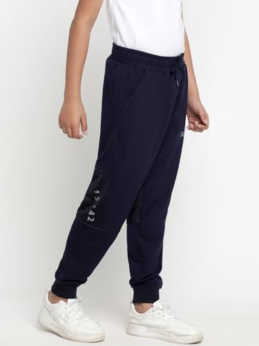 Image of Li'l Tomatoes Boys Looper Track Pant | Soft & Breathable Summer Casual Wear | Elastic Waist with Drawstring | 9-16 Years