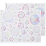 Stickers muraux bulles pour salon – en pvc résistant à la déchirure et à l'usure, faciles à appliquer, à retirer et à utiliser, pratiques et utiles, autocollants muraux amovibles