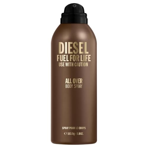 Diesel Fuel for Life, Body Spray Pour Homme, Parfum Sensuel, 200 ml