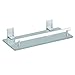 Produktbild MSV Bad Regal "Tabarca" Eckregal Duschregal aus Aluminium und Glas - kleben und bohren
