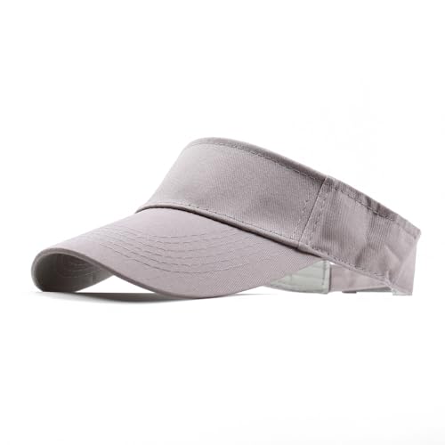 Image of ANDICEQY Sport Sun Visor Hats Adjustable Empty Top Baseball Cap Cotton Ball Caps for Women and Men