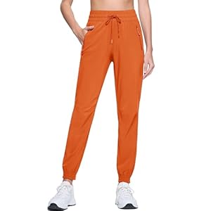 MAGCOMSEN Women’s Hiking Pants Lightweight Quick Dry Water Resistant Joggers with Pockets Athletic, Travel, Outdoor