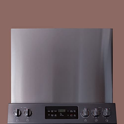 Stainless Steel Backsplash, 30 X 24, Flat Panel