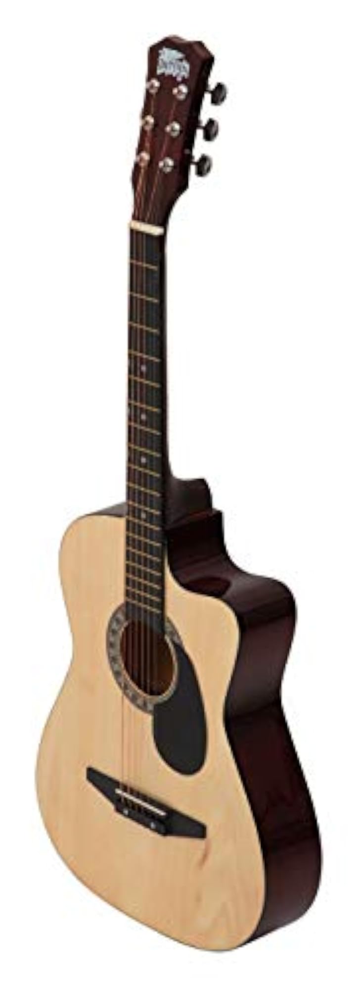38 Inch Cutaway Acoustic Guitar Kit for Beginners