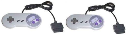 Generic (2x) TWO - Super Nintendo SNES Controller Pads 3rd Party [Pack of 2]