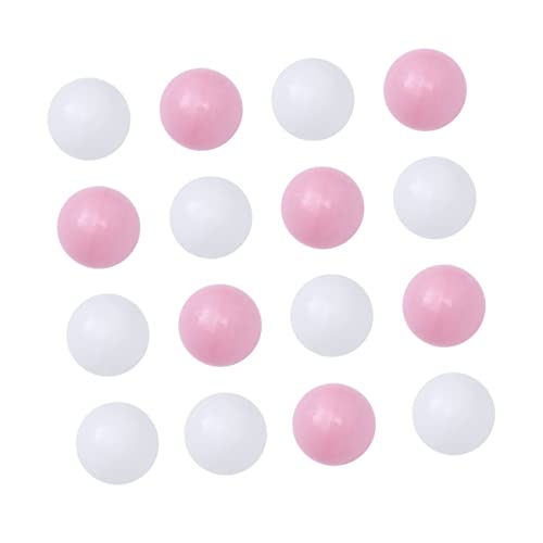 Toddmomy 100 Pcs Thicken Plastic Ocean Balls for Wave Balls for Garden Indoor Play Bathtub Fun Pink White