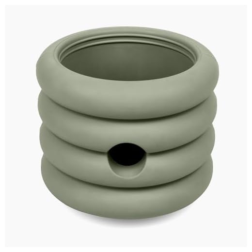 Should We Go? The Ripple Cup Silicone Dog Enrichment Toy & Slow Feeder, Treat Dispensing Cup - Food-Safe Meal Feeder, Frozen Treat Dog Toy with Freezer Plug, 10 oz Capacity, for Medium Dogs