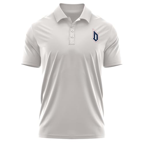 Campus Lab Duquesne University Adult Mens Polo Left Chest Logo Athletic Heather Large