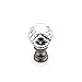 Emtek 86012US15A Diamond 1.25-Inch Cab Knob