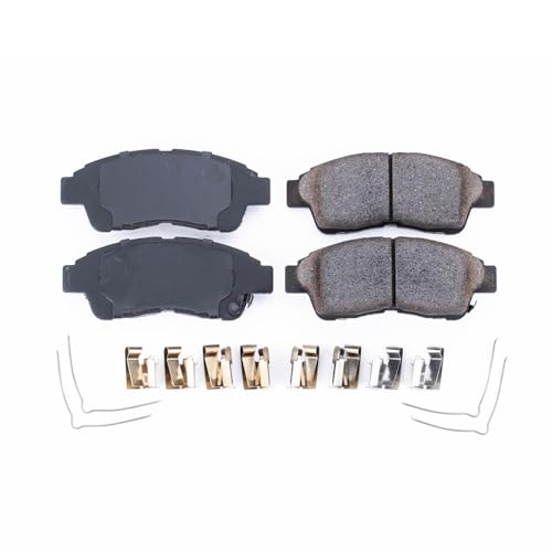 Image of PowerStop Front Brake Pads for Geo Prizm 1993-97 |Toyota Camry 1992-01 |Celica 1994-97 |Corolla 1993-97 |RAV4 1996-00 - Z17 Ceramic Brake Pads with Installation Hardware, 17-562