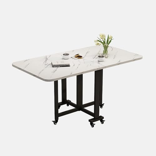 Table papillon extensible blanche pour repas conviviaux en terrasse - 2
