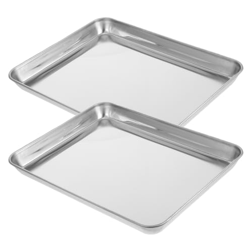 Bandejas de horno multifuncionales de acero inoxidable Didiseaon que ahorran espacio en armarios 2