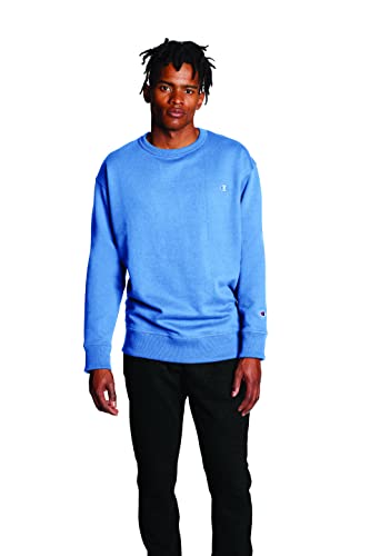 Champion Men's Crewneck, Powerblend Fleece Sweatshirt, Crewneck Sweatshirts(Reg. Or Big & Tall) #TOP13