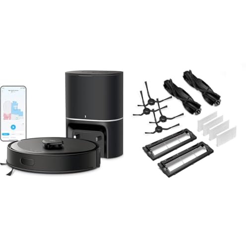 Image of Tapo LiDAR Smart Navigation Robot Vacuum and Mop with Self-Emptying Dock, 5300Pa Max, RV30 Max Plus + Tapo Robot Vacuum Replacement KIT RVA104