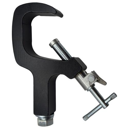 Serre-joint en G à action rapide noir anodisé pour tubes de 50 mm capacité 150 kg