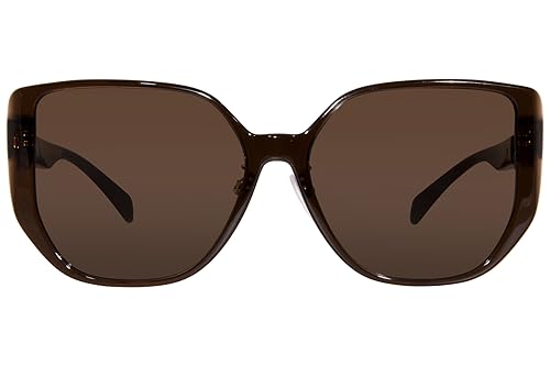 Versace VE4449D 541673 Sunglasses Women's Transparent Brown/Dark Brown 58mm2