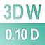 0.10D-3D W Black 0.10D-3D W Black