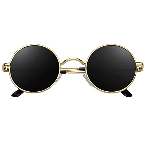 Cgid E01 Estilo Vintage Retro Lennon Inspirado Círculo Metálico Redondo Gafas De Sol Polarizadas Para Hombres Y Mujeres Cgid E01 Estilo Vintage Retro Lennon Inspirado Círculo Metálico Redondo Gafas De Sol Polarizadas Para Hombres Y Mujeres