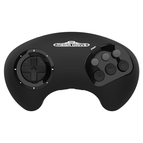 Mando Retro-Bit BIG6 2.4 GHz inalámbrico SEGA Mega Drive PC Switch Mac negro 2