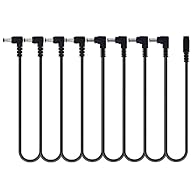 1 to 8 Way Daisy Chain Cable for 9V power adapter Up to 8 pedals can be connected to the power supply The cable length between each plug is 30cm Voltage: 9V,Current: 2000mA (Max) Package Included: 1x 8 way guitar effect pedal power supply splitter ca...