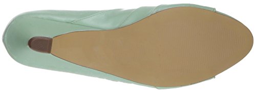 Pin Up Couture Women's Lulu05/mtpu Slide Pump, Mint Faux Leather, 7 M US4